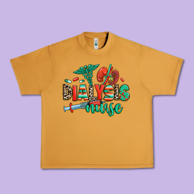 Dialysis Nurse Urban Heavy Tee Designed By Ranaportraitstore