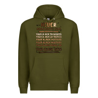 Army Green never apologize Premium Hoodie - MaliasSmallBusiness