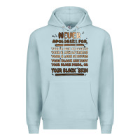 Blue Mist never apologize Premium Hoodie - MaliasSmallBusiness