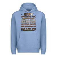 Colony Blue never apologize Premium Hoodie - MaliasSmallBusiness