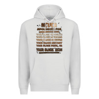 Dove Grey never apologize Premium Hoodie - MaliasSmallBusiness