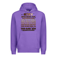 Purple never apologize Premium Hoodie - MaliasSmallBusiness