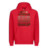 Red never apologize Premium Hoodie - MaliasSmallBusiness