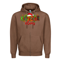 Chestnut Christmas kizzie claus Zipper Hoodie - FaDigitalArtStudio