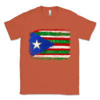 Copper Mexico and Puerto Rico Flag Classic Tee - texasbilliewilder