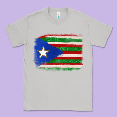 Mexico And Puerto Rico Flag Classic Tee Designed By Texasbilliewilder