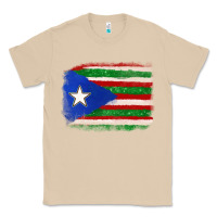 Mushroom Mexico and Puerto Rico Flag Classic Tee - texasbilliewilder