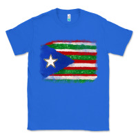True Royal Mexico and Puerto Rico Flag Classic Tee - texasbilliewilder