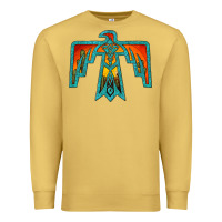 Antique Gold thunderbird Premium Sweatshirt - JahusDesignShop