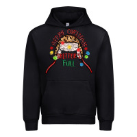 Black merry christmas shitter s full Urban Hoodie - MaliasSmallBusiness