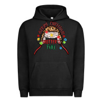 Pigment Black merry christmas shitter s full Urban Hoodie - MaliasSmallBusiness