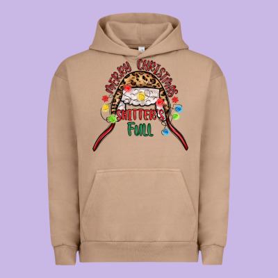 Merry Christmas Shitter S Full Urban Hoodie Designed By Maliassmallbusiness
