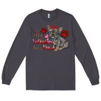 Smoke my valentine has paws french bulldog Long Sleeve Tee - RanaPortraitStore