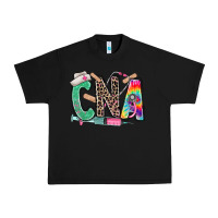 Black cna nurse tie dye leopard Urban Heavy Tee - RanaPortraitStore