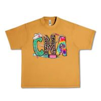 Peanut Butter cna nurse tie dye leopard Urban Heavy Tee - RanaPortraitStore