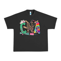 Pigment Black cna nurse tie dye leopard Urban Heavy Tee - RanaPortraitStore