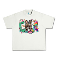 Pistachio cna nurse tie dye leopard Urban Heavy Tee - RanaPortraitStore
