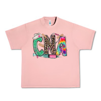 Salmon cna nurse tie dye leopard Urban Heavy Tee - RanaPortraitStore