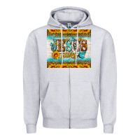 Heather Grey jesus saves tumbler Zipper Hoodie - HRA Design Shop