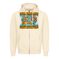 Sandshell jesus saves tumbler Zipper Hoodie - HRA Design Shop