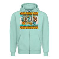 Seafoam jesus saves tumbler Zipper Hoodie - HRA Design Shop