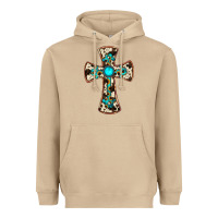 Mushroom cowhide gemstone  cross Heavyweight Hoodie - JahusDesignShop
