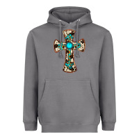 Storm cowhide gemstone  cross Heavyweight Hoodie - JahusDesignShop