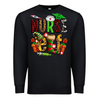 Black nurse elf Premium Sweatshirt - AdoDesignShop