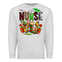 Dove Grey nurse elf Premium Sweatshirt - AdoDesignShop