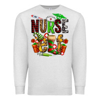 Oatmeal Heather nurse elf Premium Sweatshirt - AdoDesignShop