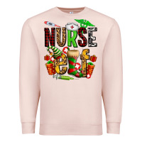 Pale Pink nurse elf Premium Sweatshirt - AdoDesignShop