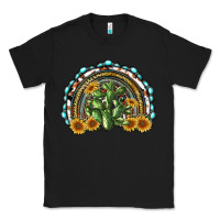 Black western rainbow with cactus Classic Tee - RanaPortraitStore