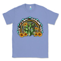 Colony Blue western rainbow with cactus Classic Tee - RanaPortraitStore