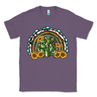 Lavender western rainbow with cactus Classic Tee - RanaPortraitStore