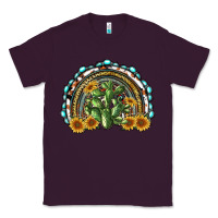 Plum western rainbow with cactus Classic Tee - RanaPortraitStore
