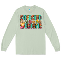 Matcha cafecito y chisme Long Sleeve Tee - Zillion Design Studio