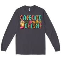 Smoke cafecito y chisme Long Sleeve Tee - Zillion Design Studio