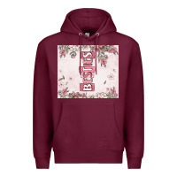 Burgundy besties Premium Hoodie - MaliasSmallBusiness