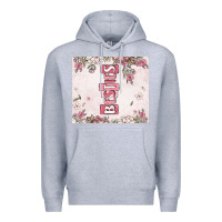 Heather Grey besties Premium Hoodie - MaliasSmallBusiness