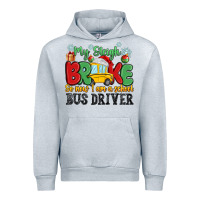 Heather Grey my sleigh broke so now i am a school bus driver Urban Hoodie - MaliasSmallBusiness