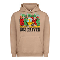 Pigment Burro my sleigh broke so now i am a school bus driver Urban Hoodie - MaliasSmallBusiness
