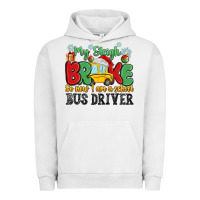 Pigment Lunar Rock my sleigh broke so now i am a school bus driver Urban Hoodie - MaliasSmallBusiness