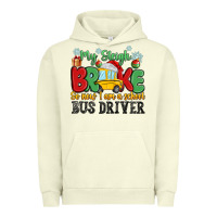 Pigment Pistachio my sleigh broke so now i am a school bus driver Urban Hoodie - MaliasSmallBusiness