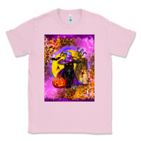 Bubblegum Pink witchy cat Classic Tee - BundleAndBundleShop