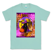 Seafoam witchy cat Classic Tee - BundleAndBundleShop