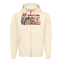 Sandshell All American girl with cowgirl Zipper Hoodie - Neo Western
