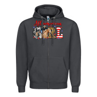Smoke All American girl with cowgirl Zipper Hoodie - Neo Western