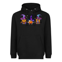 Black witch gnomes Halloween Heavyweight Hoodie - BundleAndBundleShop