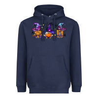 Navy witch gnomes Halloween Heavyweight Hoodie - BundleAndBundleShop