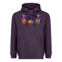 Plum witch gnomes Halloween Heavyweight Hoodie - BundleAndBundleShop